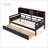 Twin Size Daybed with Wood Slat Support, Bedside Shelf, and Two Drawers for Maximum Storage and Comfort-1920257771-1920257769