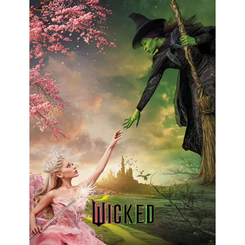 Adhésif mural Wicked Elphaba and Glinda