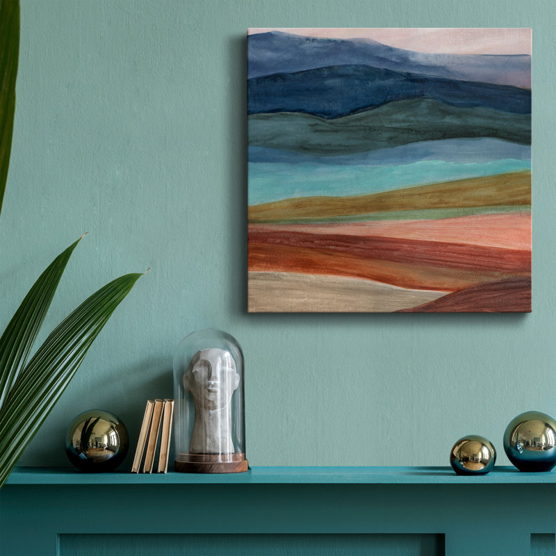 " Desert Layers ", 16" H x 16" W x 1.5" D