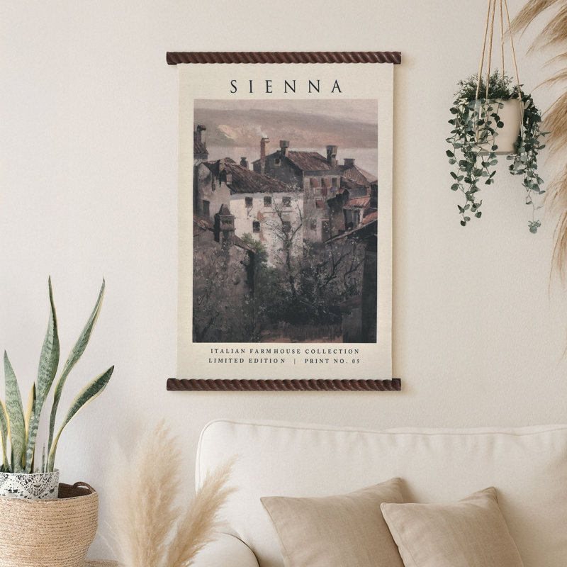  Spindle Tapestry Sienna Landscape Wall Art - Boho Decor