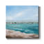 Toile tendue avec galerie I-Premium Turquoise Isle - prête à être accrochée