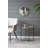 Set of 2 Gold and Black Metal Side Tables with Glass Top