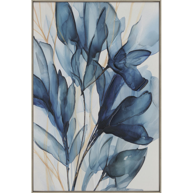 Indigo Elegance II Canvas Wall Art