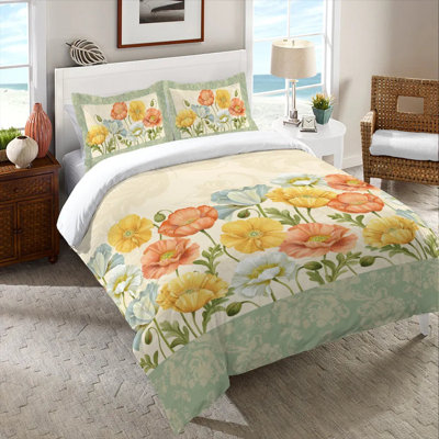 Housse de couette Pastel Poppies