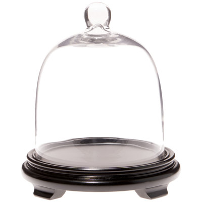 Cloche cloche en verre 7,875 "x 9,5"