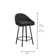 Aoibh Swivel Upholstered Counter Stool with Metal Frame