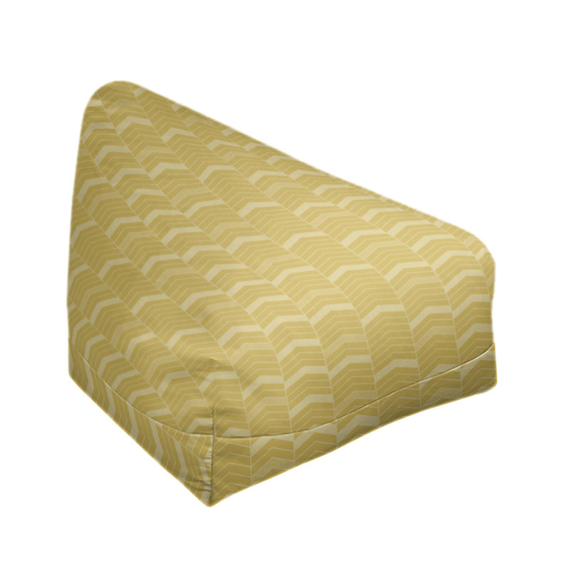 Fauteuil à billes standard &, H 38 po x L 42 po x P 29 po, Kaki foncé, Bourre en polyester