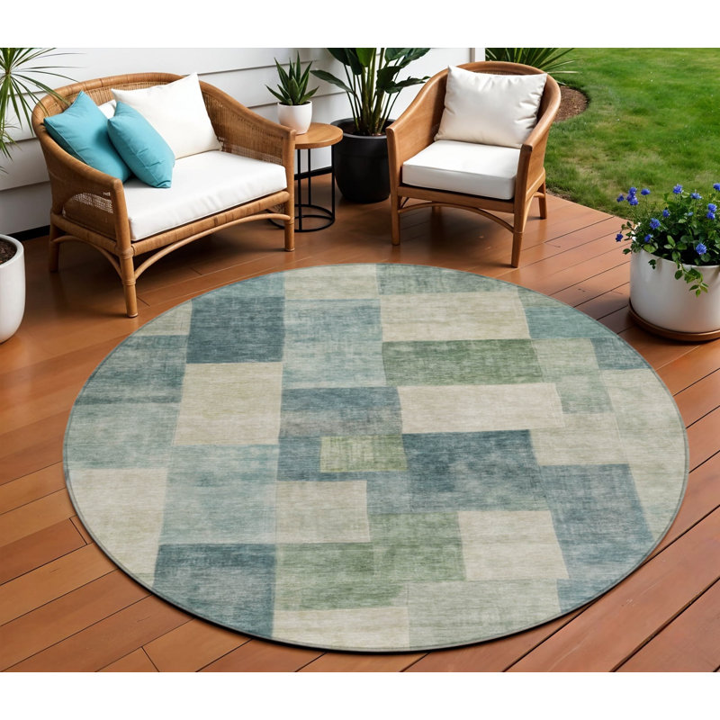 Tapis rond 8 po, Rond 8 pi