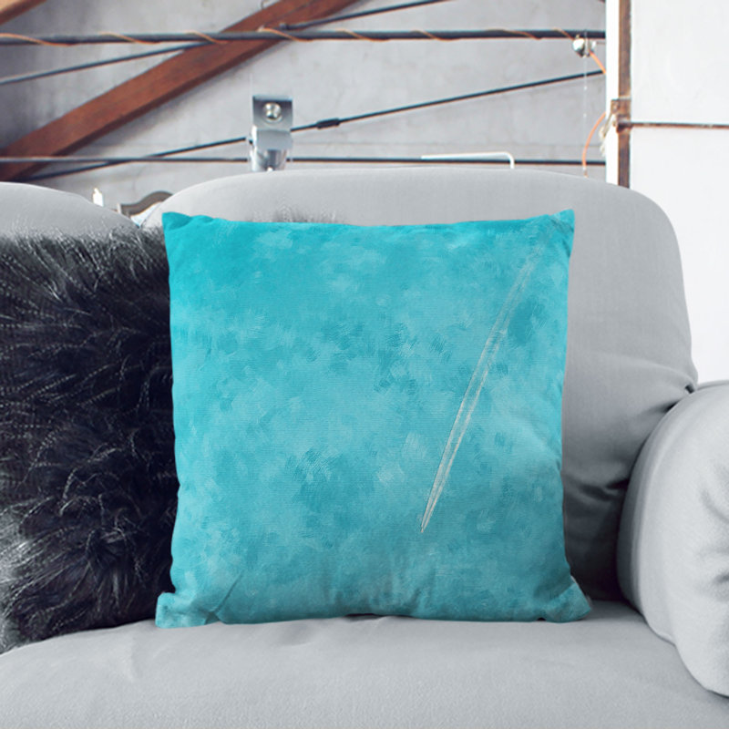 Square Throw Cushion, 40cm H x 40cm W x 15cm D