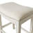 Maven Lane Adrien Backless Saddle Kitchen Stool with Fabric Upholstery-125402558-125402552