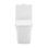 Toilette carrée une pièce à double chasse 1,12 / 1,6 GPF Concorde
