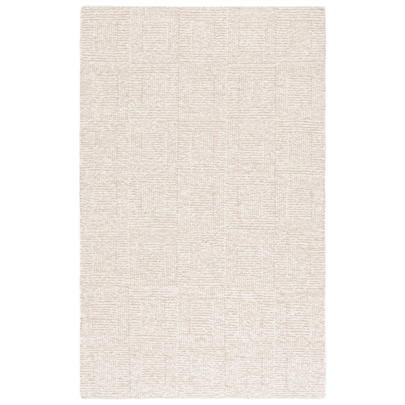 Manhattan Hand Woven Wool;Cotton Solid Color Rug, Square 6'