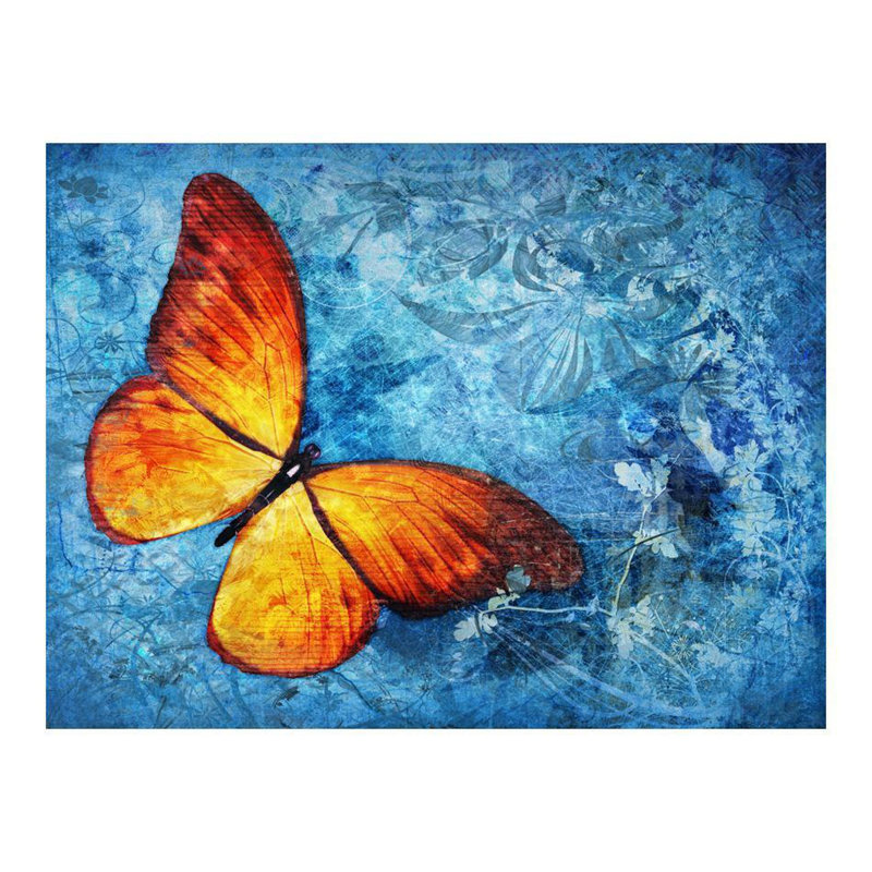 Murale papillon Annias Fiery, L 10,08 pi x l 13,08 pi