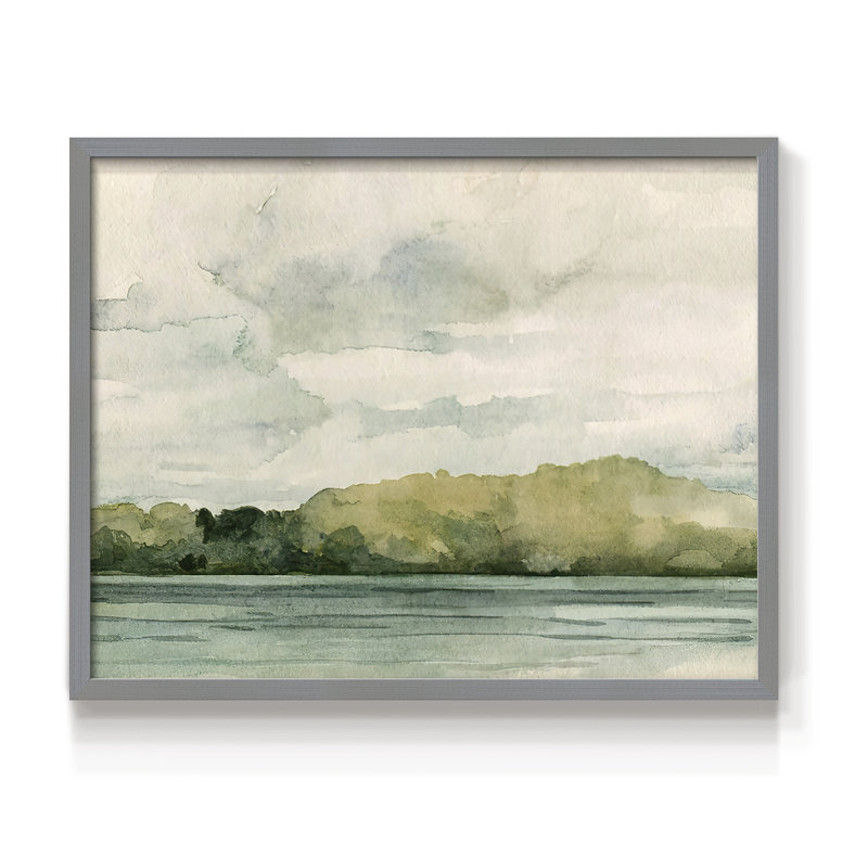 Riverside I -Framed Print - Restickable
