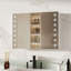 Carolus Glass Flat Wall Mirror