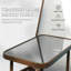 Banc oscillant de style nordique, banc d'extérieur pour 2 personnes
