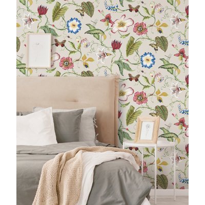 Zeynab 1.5' L x 27"" W Peel and Stick Wallpaper Roll -  Red Barrel StudioÂ®, C1C4DFBB5DD74BD8BAE797F782BCF47B