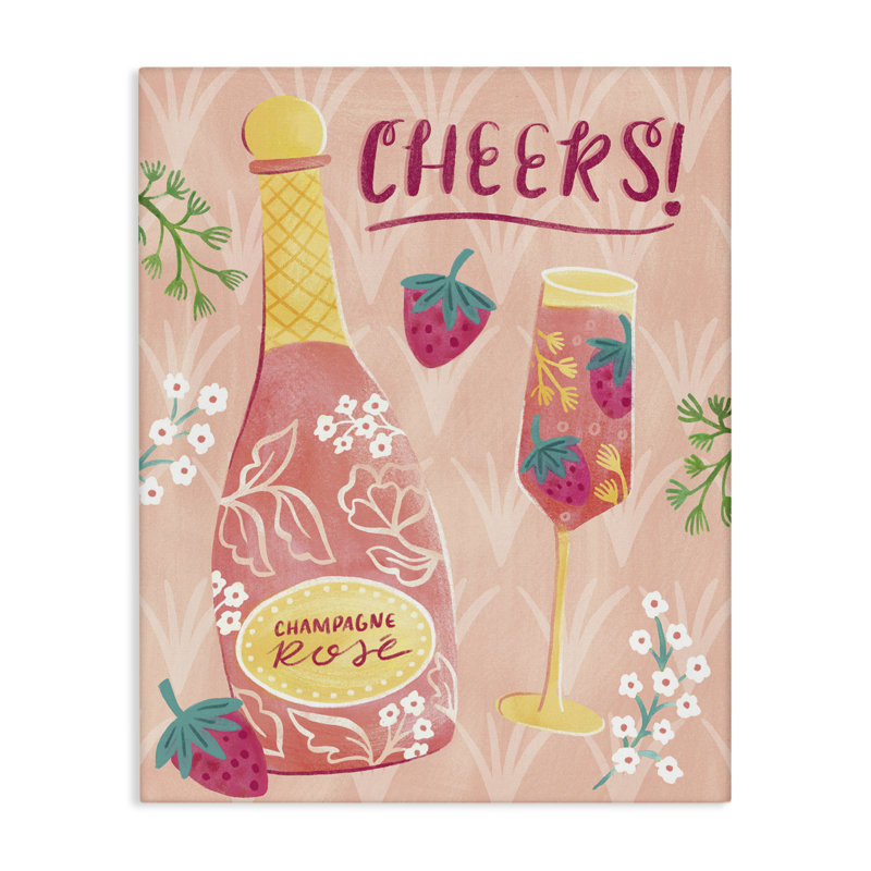  Art floral sur toile Floral Rose Champagne par Natalie Miles, H 40 po x l 30 po
