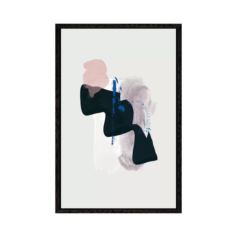 Understanding by Leemo - Painting on Canvas, Black Framed, 66.04 cm H x 45.72 cm W