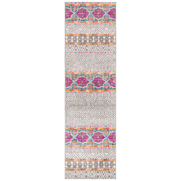 Christa Geometric Gray/Ivory Area Rug