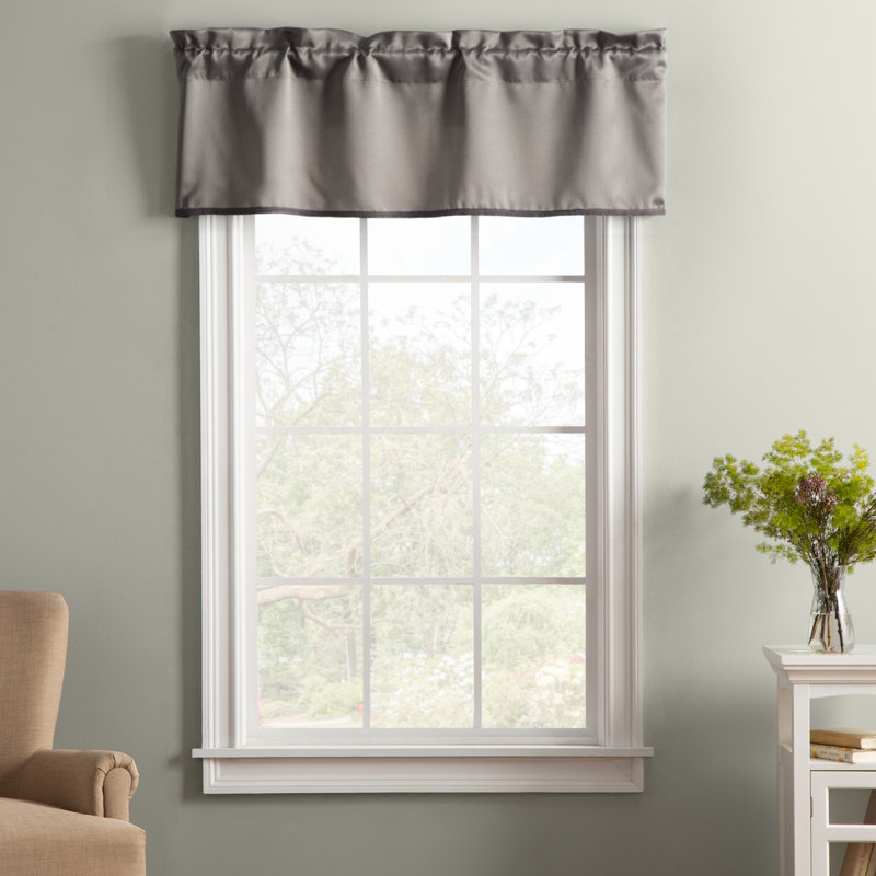 Cantonnière à passe-tringle Wayfair Basics®, Acier