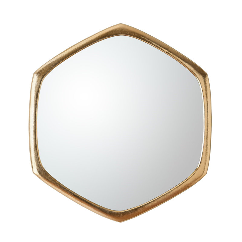 Hexagon Aluminium Mirror