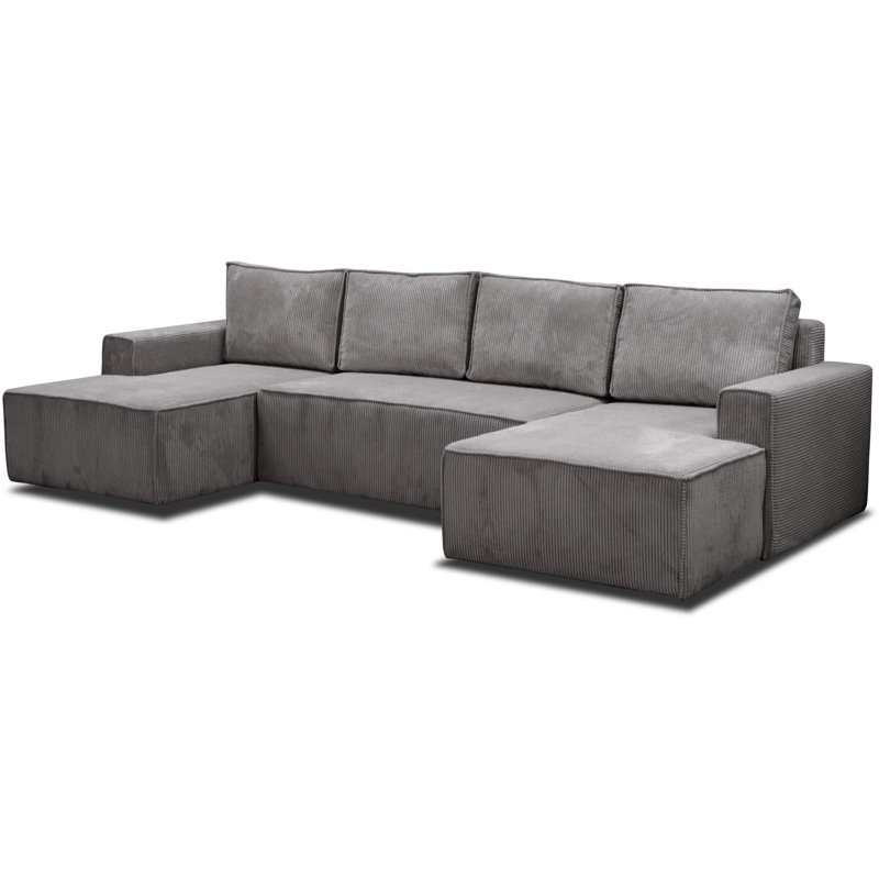 Sonsoles 6 Seater Sofa Bed, Dark Grey