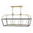 Tate 6-Light Chain-Hung Two-Tone Linear Chandelier