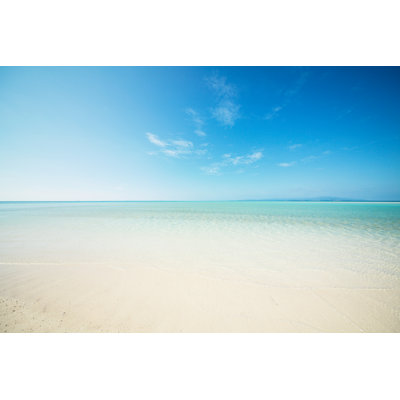 Clean Beach - Wrapped Canvas Print