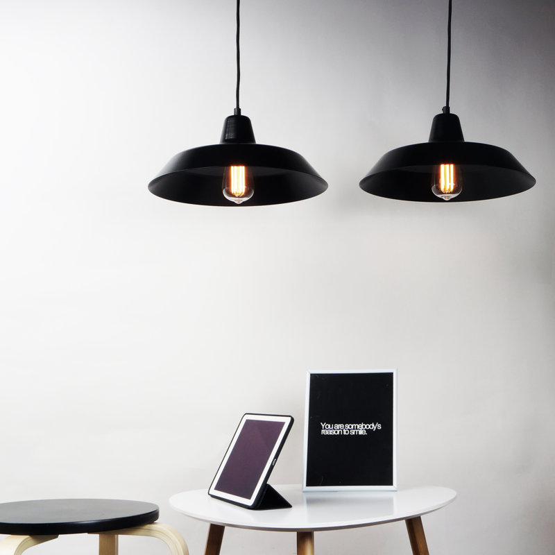Cinco Basic 2 - Light Dome Pendant, Black, Black