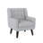 Tufted Linen Upholstered Accent Armchair With Solid Wood Leg-1144270146-1144270147