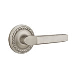Milano Flat Privacy (Bed & Bath) Door Lever with Round Rosette
