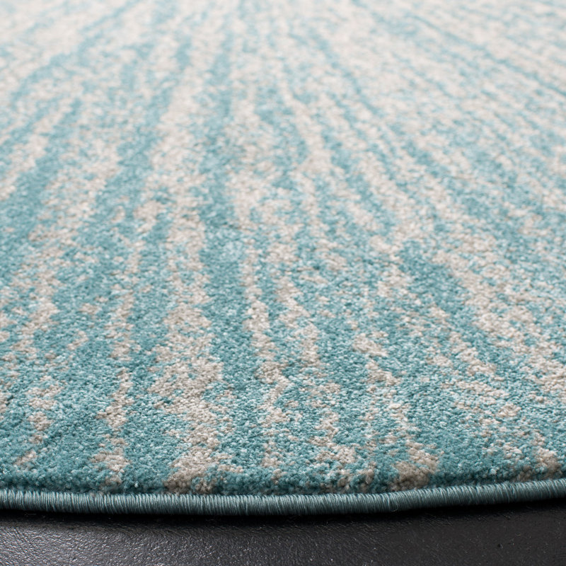 Faustina Performance Abstract Rug, Round 3'