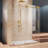 48" W X 33" D X 76" H Sliding Frameless Shower Enclosure With 3/8 Inch Tempered Glass-126304637-126735481