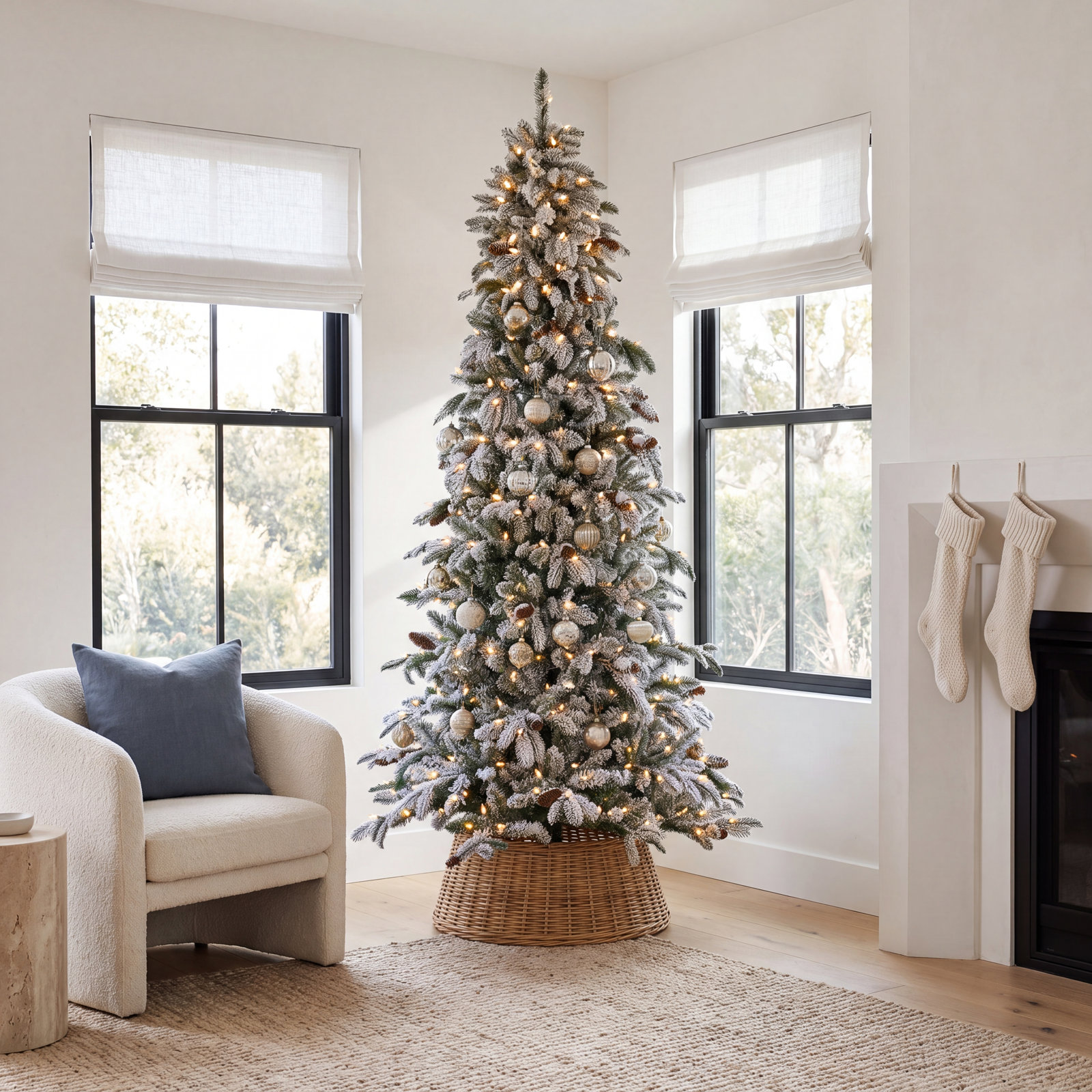 7.5' Pre-Lit Fir Tree