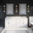 Terrence White 72" W x 22" D Double Sink Bathroom Vanity with Power Bar & USB Outlet, Drawer Organizer, Engineered Stone Top, Undermount Ceramic Sink -86965041-126676770