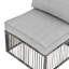 Chaise de patio avec coussins Adelfina