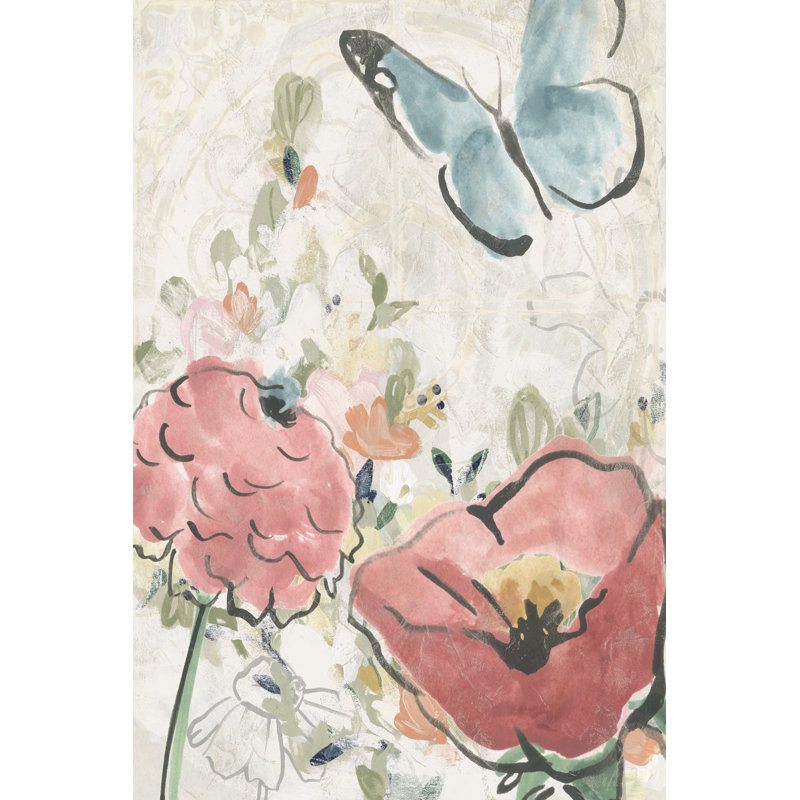 " Meadow Spring II " by June Erica Vess Painting Print, 18" H x 12" W