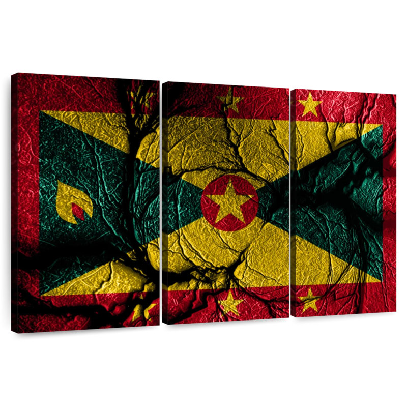 Borges Grenada Flag, 48" H x 74" W
