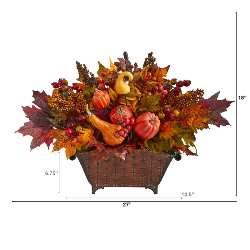 Arrangement floral mélangé dans un vase