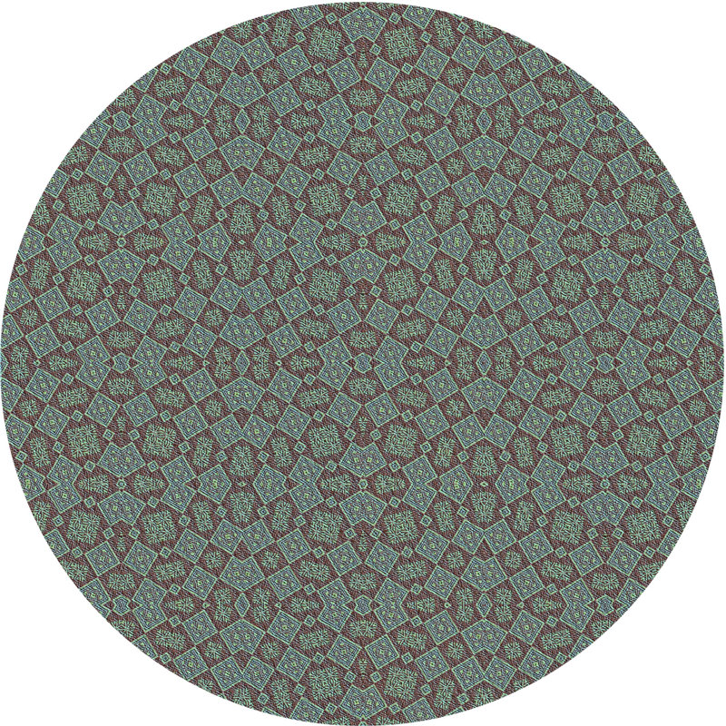 Moroccan Indoor Rug, Round 6'