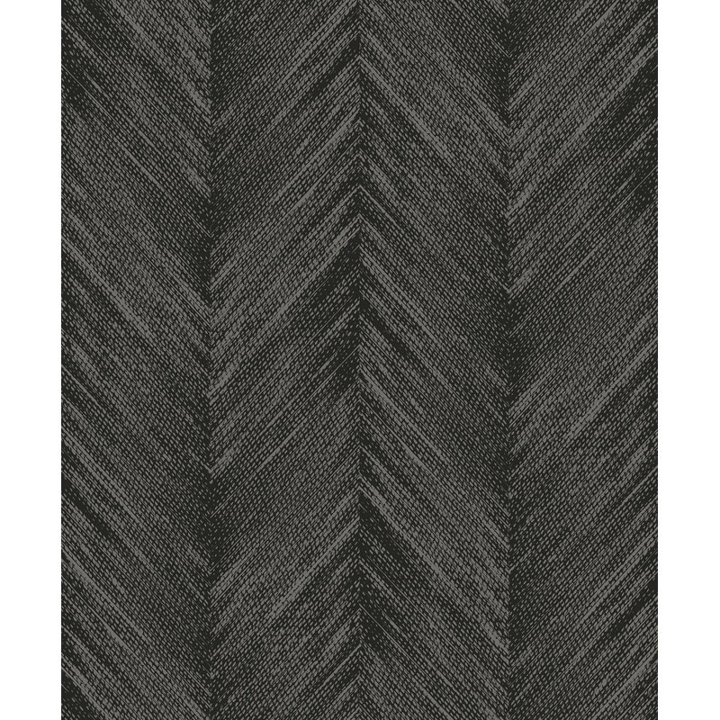 Rouleau de papier peint L 33 pi x l 20,9 po Balmore, Noir