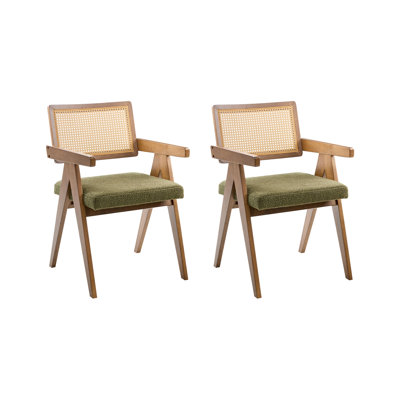 49cm H Polyester Upholstered Full Back Accent