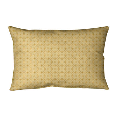 Coussin lombaire en coton Katelyn Elizabeth Doily
