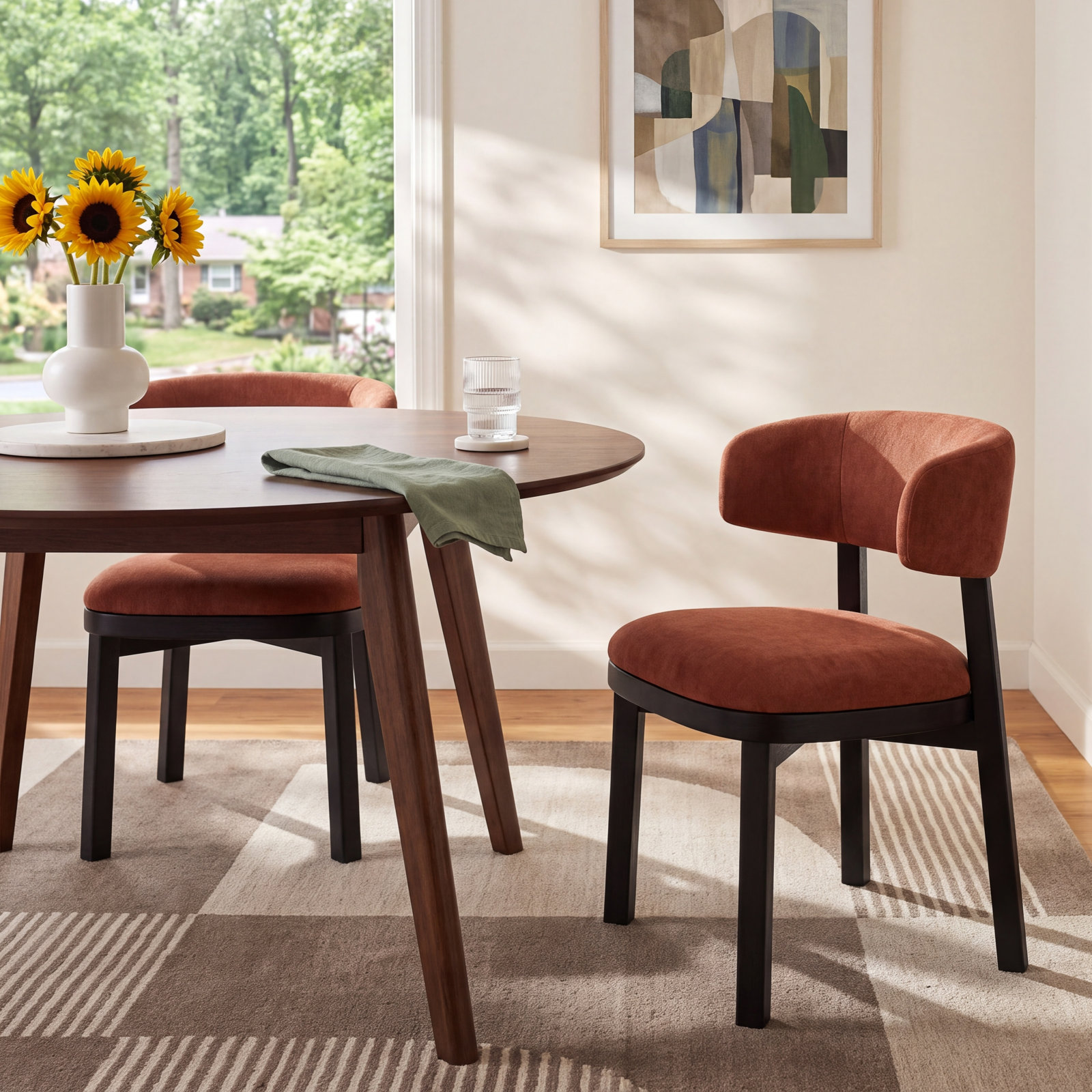 Pacey Dining Chair, Orange