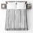 Gray White Vertical Stripes Quilted Bedspread All Sizes-126176591
