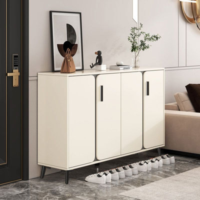 Cream-style Special Shoe Cabinet Shoe Rack Entrance Corridor Home Entrance Wall Simple Multi-layer Shoe Storage Cabinet