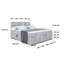 Orlo Pocket Spring Mattress Divan Bed Base-2087815061-2087815056