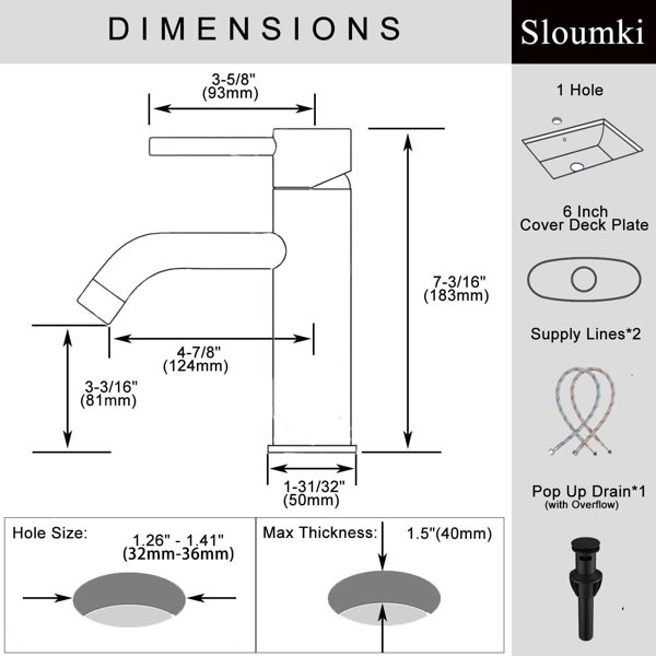 Dimensions du produit
