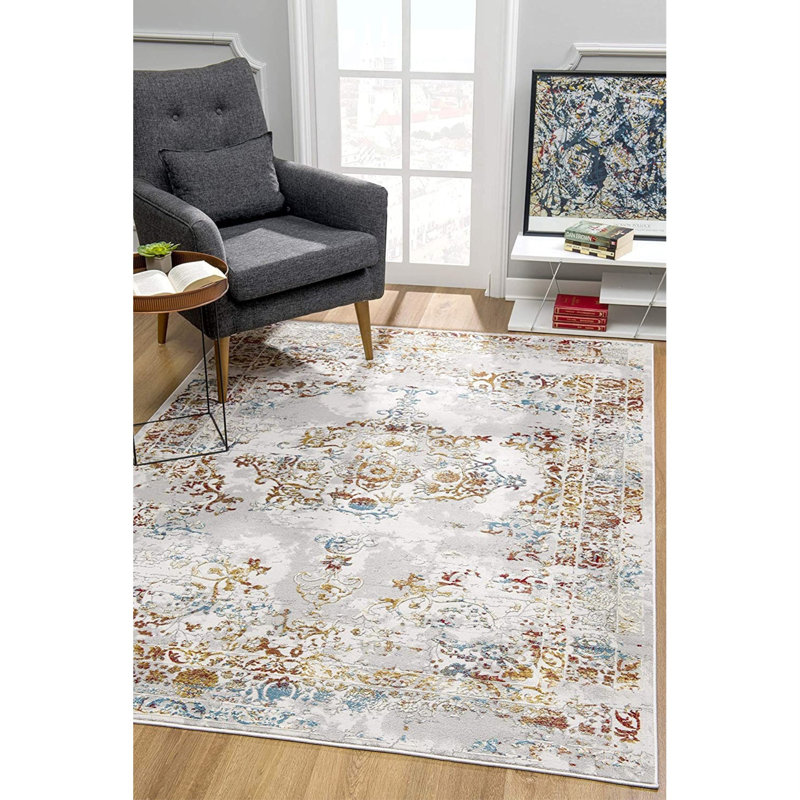 Oriental Indoor Rug, Rectangle 4’ x 6’